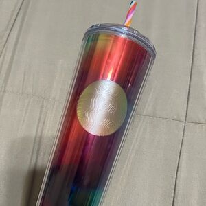 Starbucks Multicolor Tumbler with Logo
